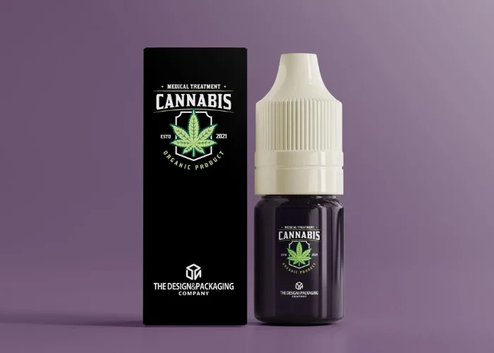 Protective and stylish packaging for CBD e-liquids.